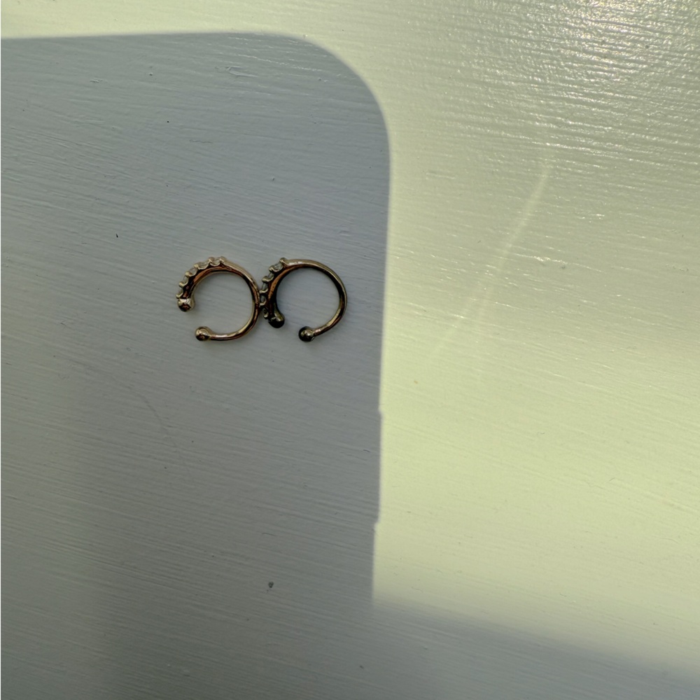 J Bubs Gold diamond ear cuffs - Picture 5 of 6